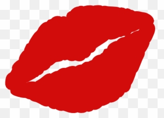 Free Cartoon Kissy Lips Download - Red Emoji