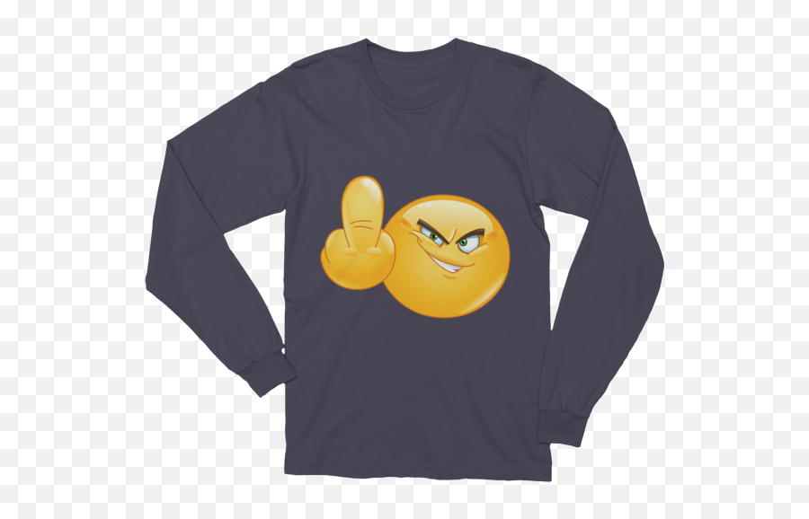 Middle Finger Emoji Long Sleeve T - Rise And Resist T Shirt,3 Finger Emoji
