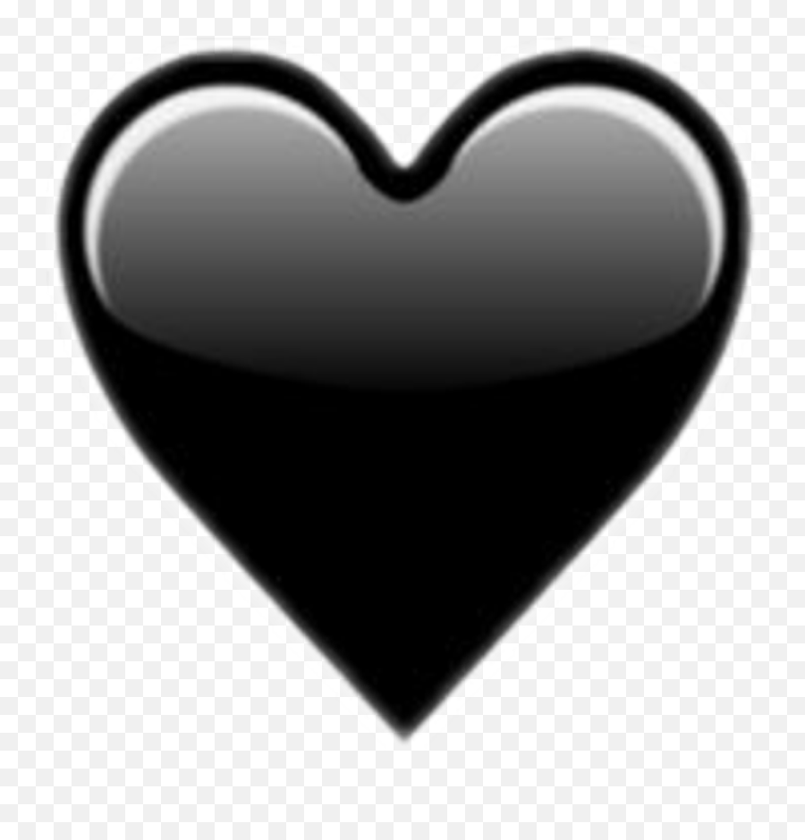 Black Heart Banner Freeuse Stock Png - Black Heart Emoji Whatsapp,Grey Heart Emoji