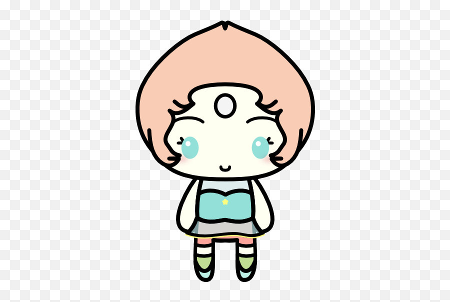 Kawaii Pearl - Perla Steven Universe Kawaii Emoji,Grabby Hands Emoji
