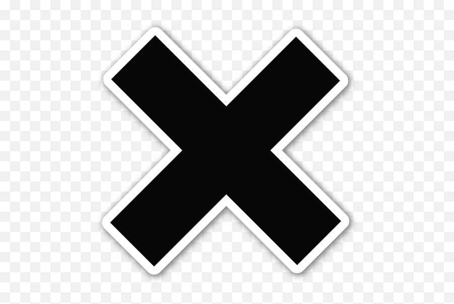 Heavy Multiplication X - Cross Out Emoji Png,X Emoji