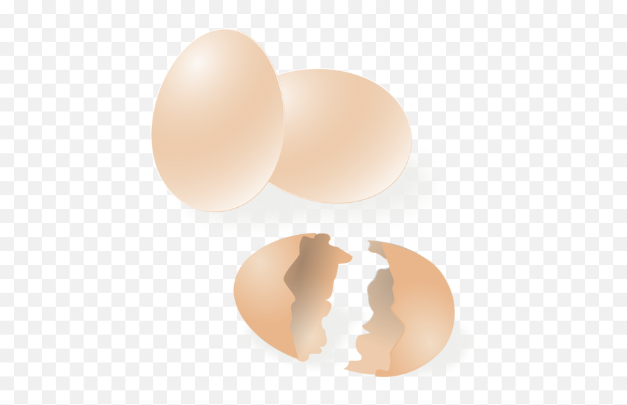 Vetor De Casca De Ovo Quebrado E Todo - Eggs Clipart Emoji,Emoticons Puzzle