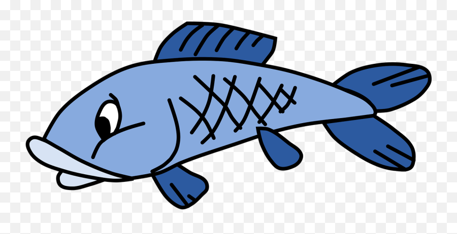 Animal Cartoon Fish Maritime Ocean - Transparent Background Cartoon Fish Emoji,Fish Horse Emoji