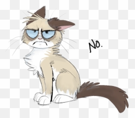 Sad Cat Drawing At Getdrawings - Grumpy Png Emoji