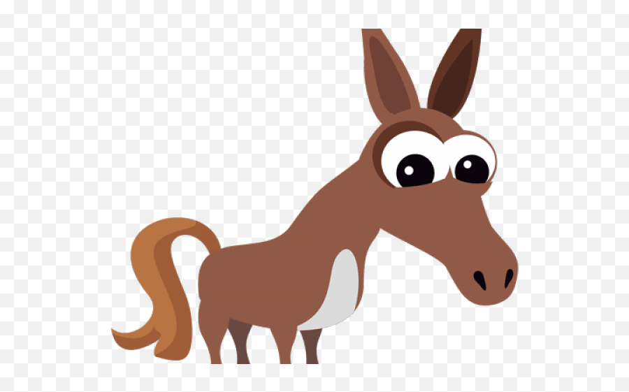 Mule Clipart Nativity Donkey - Nacimiento De Jesus Animado Emoji,Jackass Emoji