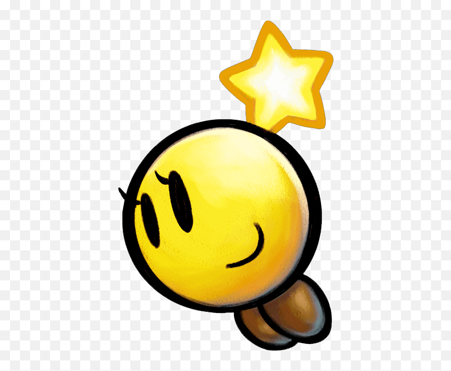 Starlow - Mario And Luigi Inside Story Starlow Emoji,Blowing Air Out Of Nose Emoji