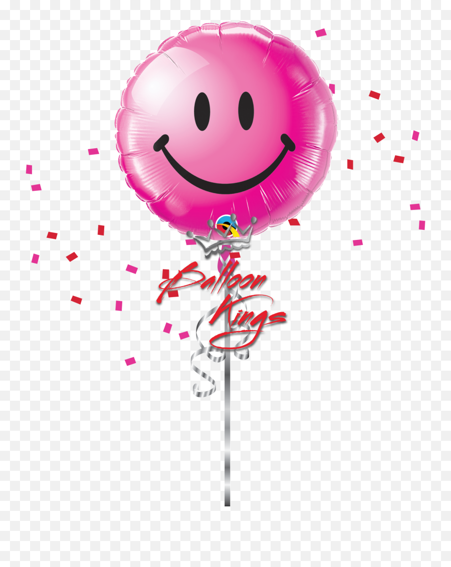 Smiley Face Wild Berry - Get Well Soon Balloon Png Emoji,Happy Face Emoticon Text