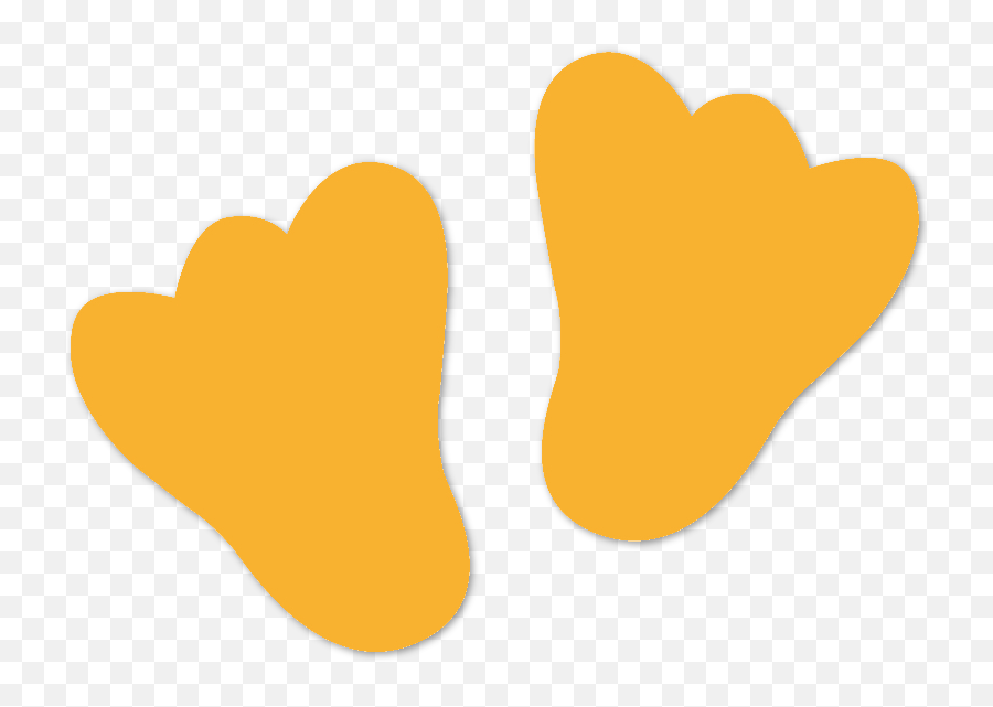 Download Png Duck Feet Transparent Duck Feet - Duck Feet Duck Foot Prints No Background Emoji,Foot Emoji