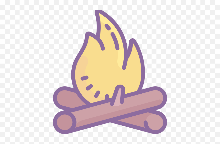 Campfire Icon - Free Download Png And Vector Simple Drawing Of Fire Emoji,Campfire Emoji