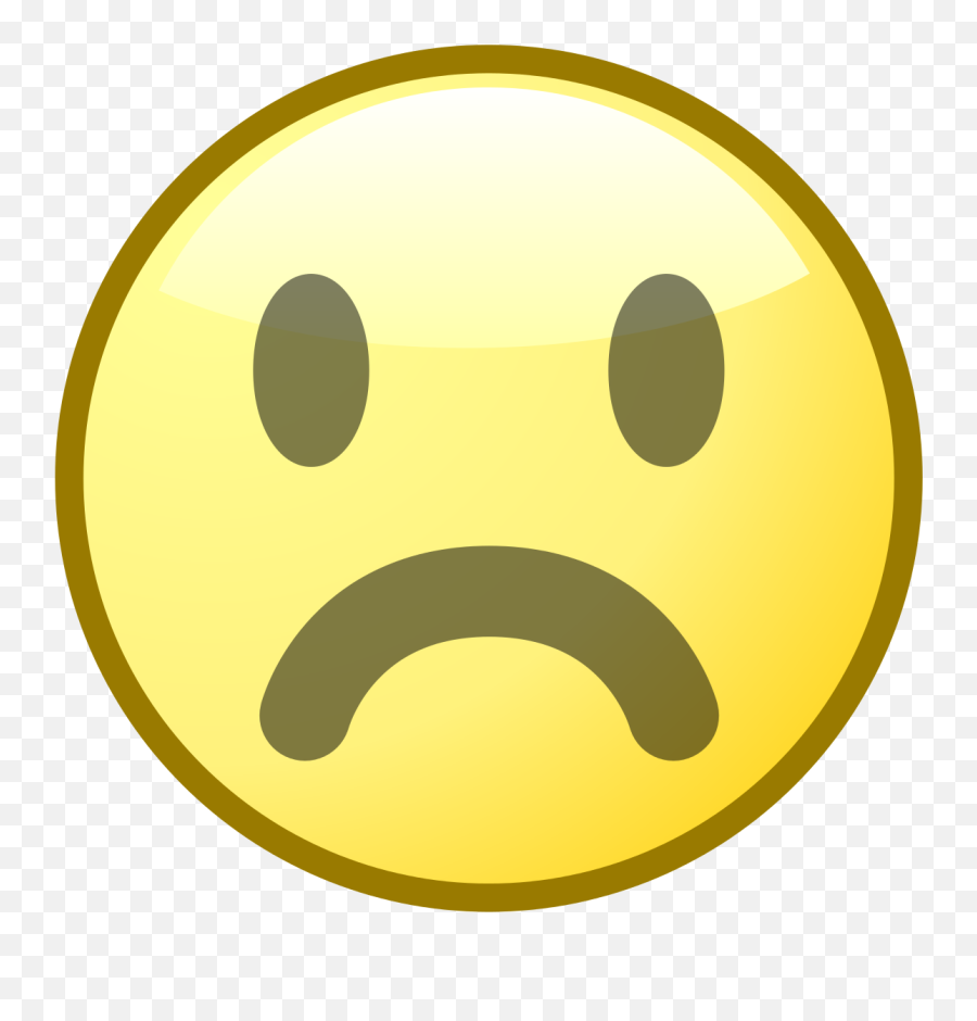 Filenuvola Emoticon - Sadsvg Wikimedia Commons Face Emoji,Emoticon Triste
