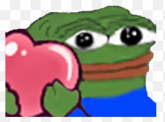 Peepo Sapo Peepolove Emoticon Twitch - Pepe Heart Emoji