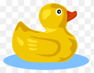 Rubber Duck Vector Illustration - Clip Art Emoji
