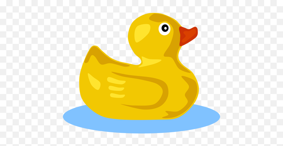 Rubber Duck Vector Illustration - Rubber Duck Clip Art Emoji,Beach Emojis