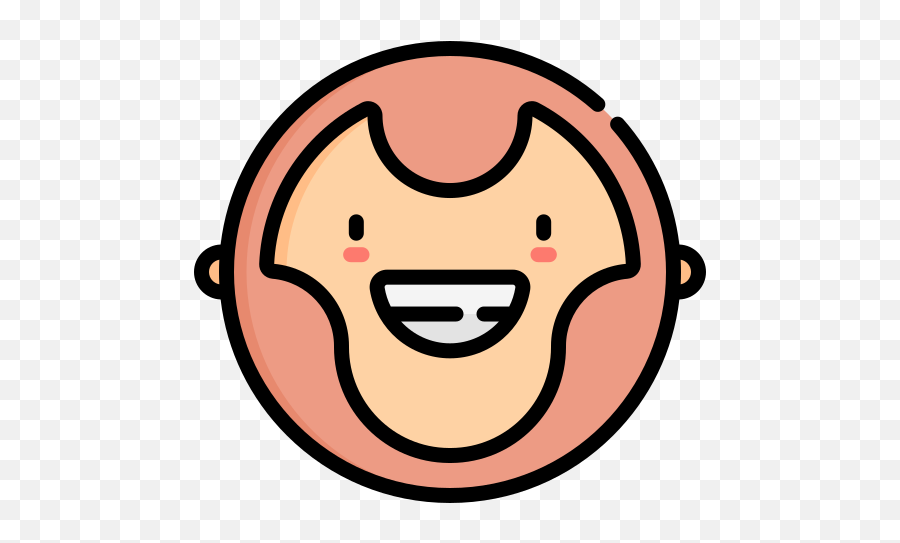 Grin - Free Smileys Icons Icon Emoji,Peach Emoticon