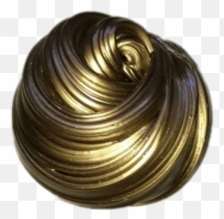 Gold Pretty Please Give Credits If Used - Metallic Slime Emoji