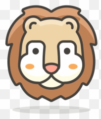 Lion Face Free Icon Of 780 Free Vector - Leao Png Icon Emoji,Lion Emoticon