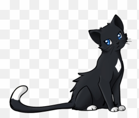 Black Cat Drawing Anime - Emoji