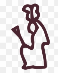 Egyptian Goddess Traditional Symbol - Transparent Png U0026 Svg Language Emoji,Caduceus Emoji