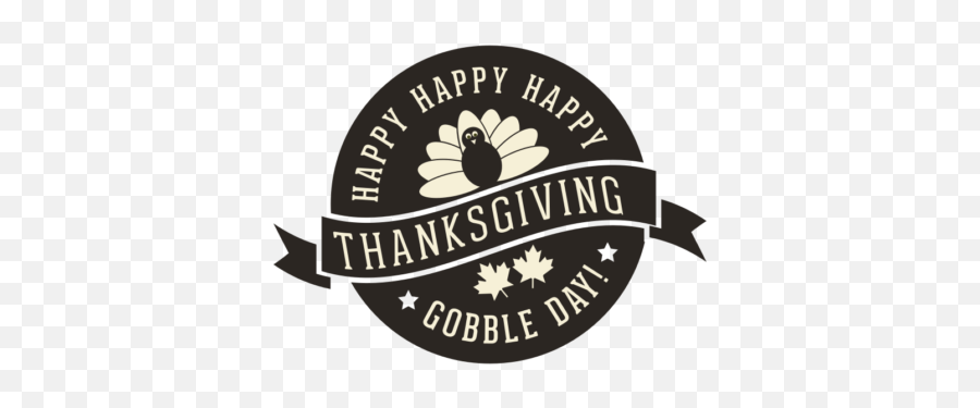 Happy Thanksgiving Day Logo Black And White Clipart Free Svg - Language Emoji,Happy Thanksgiving Emoji