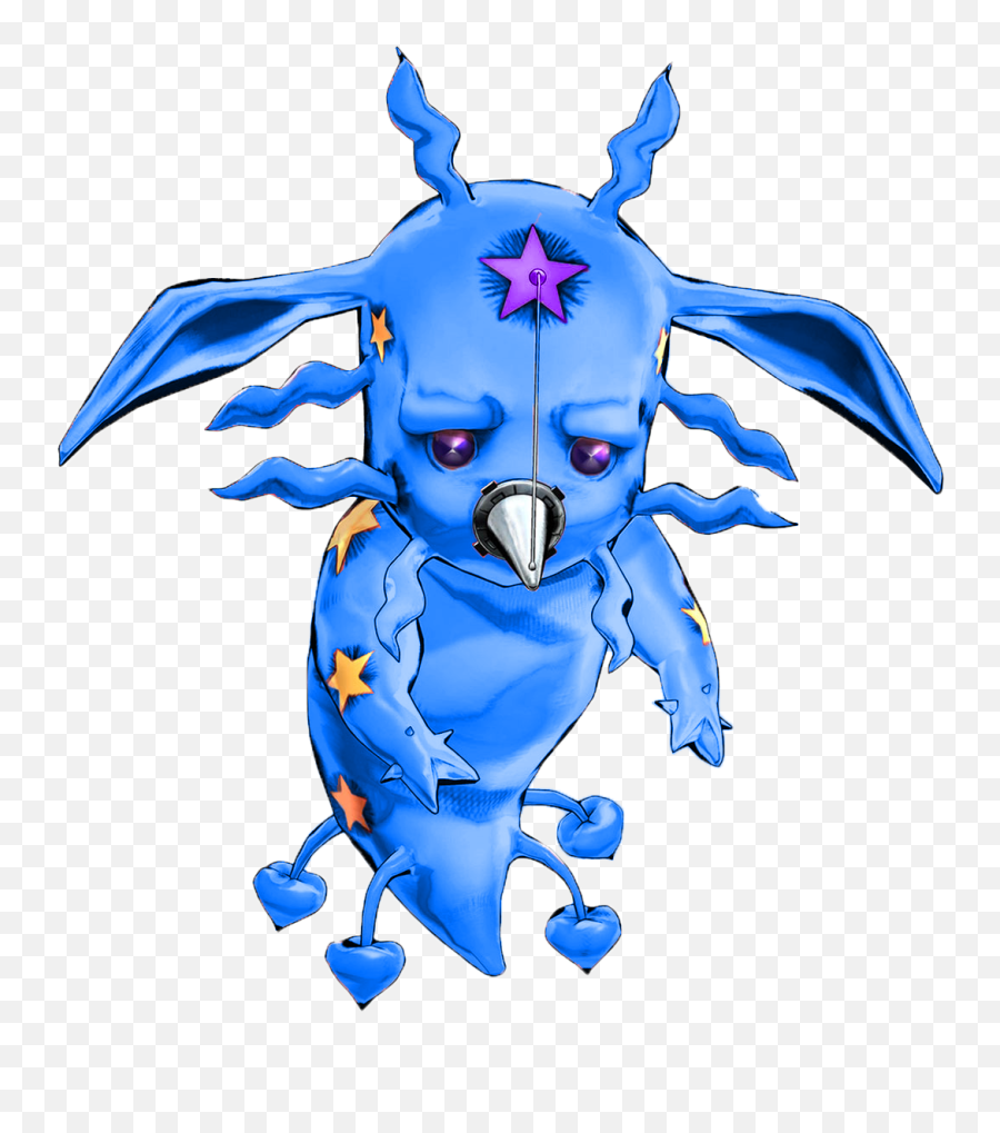 Tusk Jojo Blue Sticker By Ayy - Bizarre Adventure Chumimin Emoji,Ayy Emoji