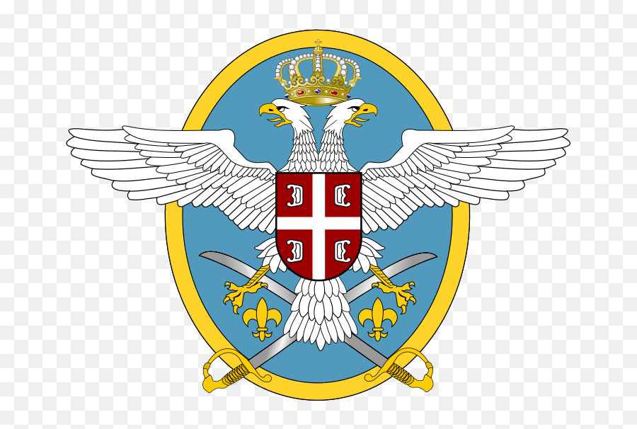Serbian Air Force And Air Defence Coat Of Arms - Serbian Air Force Logo Emoji,Serbian Flag Emoji