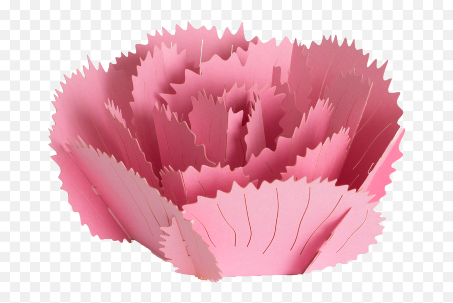 Carnation Pop Up Greeting Card - Origami Emoji,Dying Rose Emoji
