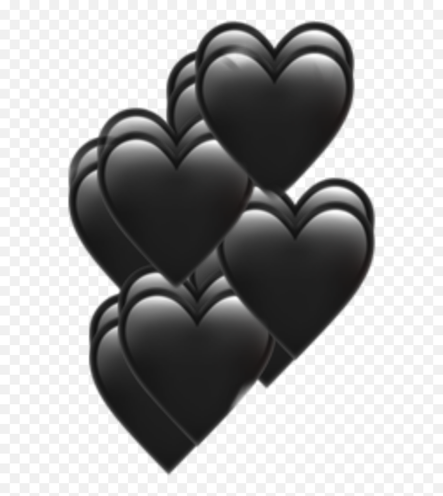 Emoji Black Dark Heart - Heart,Dark Emoji