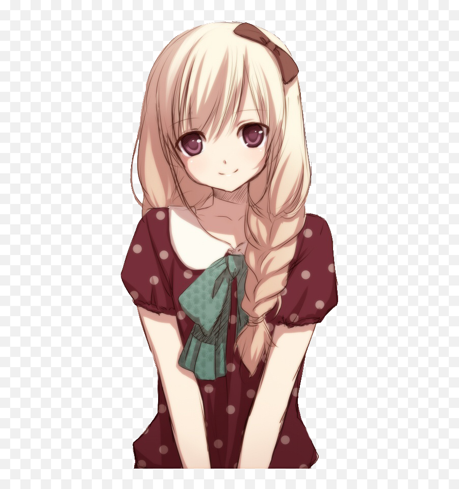 Sad Anime Girl Png Images Collection - Anime Girl With Braids Emoji,Anime Girl Emoji