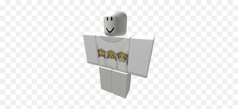 Emoji Monkey Sweater - Chef Shirt Roblox,Monkey See Emoji