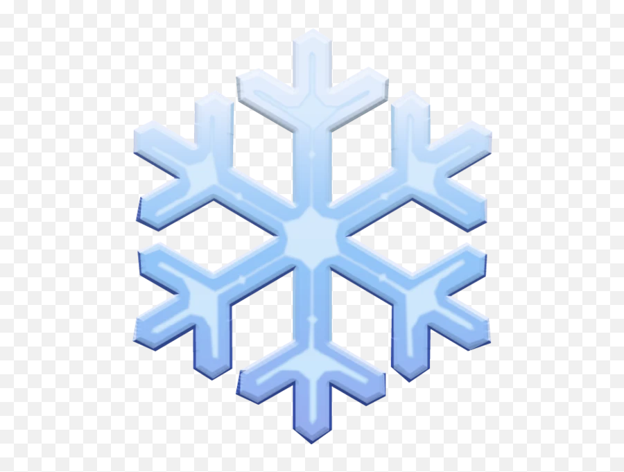 Snowflake Emoji - Snowflake Emoji Png,Blue Emojis