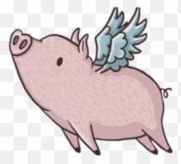 Pig Png And Vectors For Free Download - Pig With Wings Clipart Emoji,Flying Pig Emoji