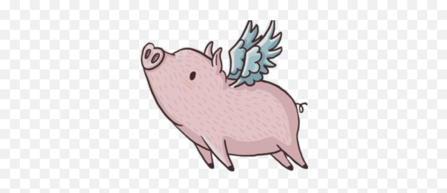 Pig Png And Vectors For Free Download - Pig With Wings Clipart Emoji,Flying Pig Emoji