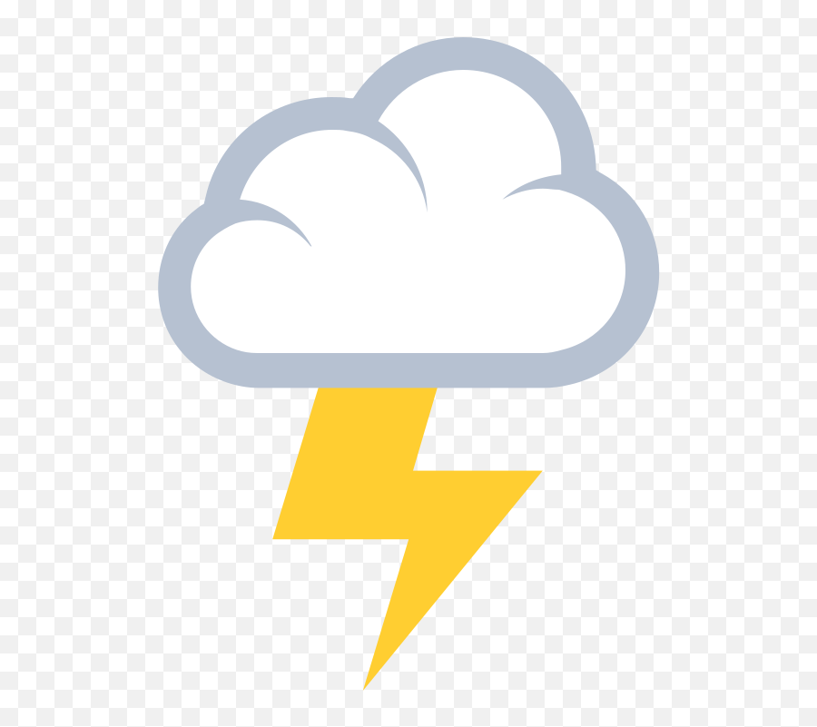 Emojione 1f329 - Rain Emoji,Lightning Emoji