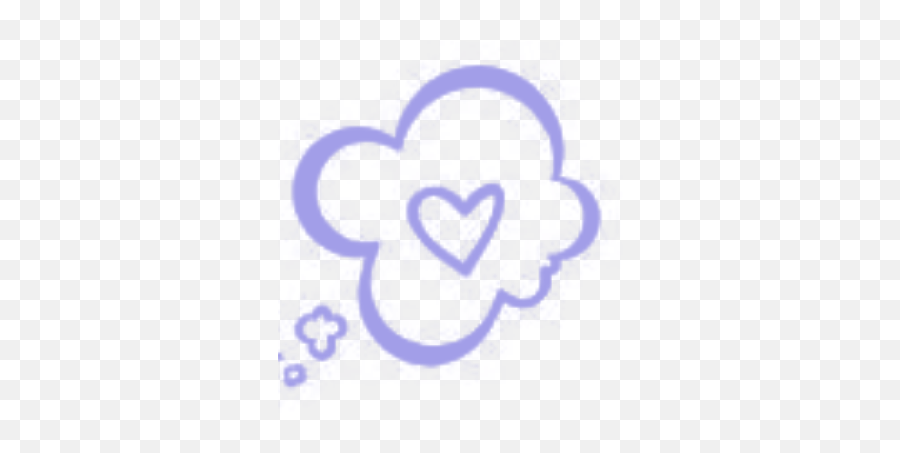Heart Thought Cloud Love Oliczek9 - Love Emoji,Thought Cloud Emoji