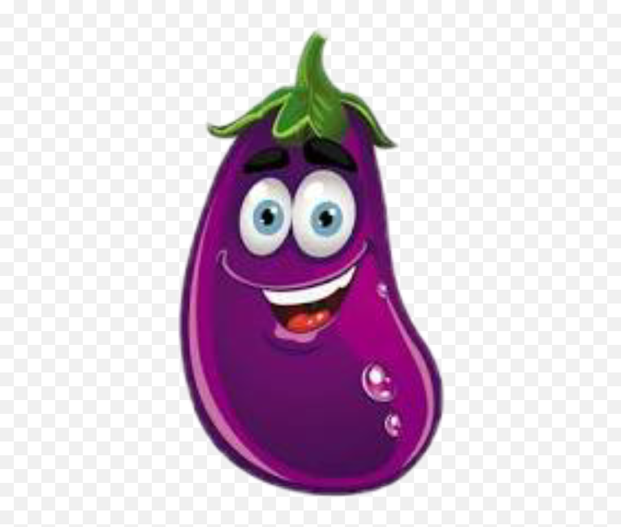 Vegetable Cartoon - Vegetable Cartoon Images Hd Emoji,Purple Squash Emoji
