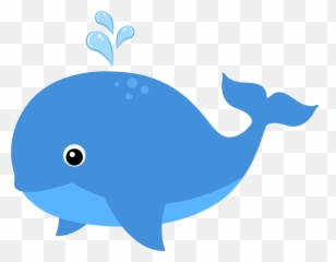 Library Of Baby Blue Whale Graphic - Clipart Emoji