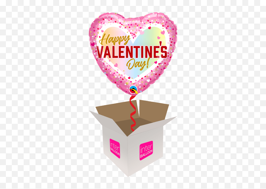 Valentines Day Helium Balloons - Happy 6th Birthday Balloons Emoji,Valentine's Day Find The Emoji