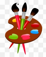 Red Clipart Paintbrush - Color Brush Art Emoji
