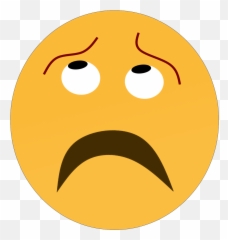 Yellow Face Emoji Png Clipart - Smiley