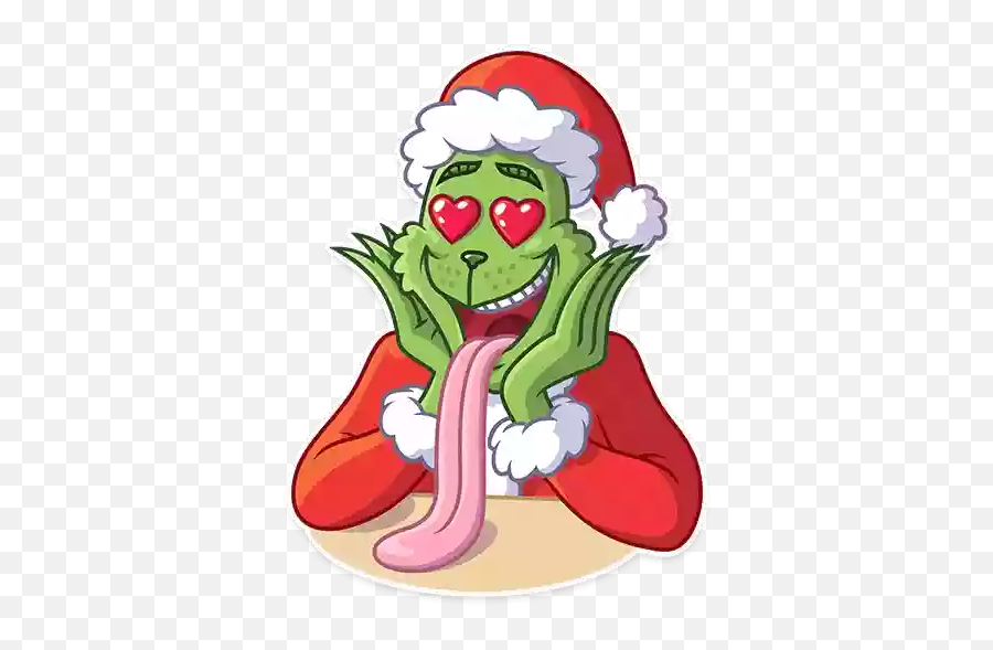 Fröhliche Weihnachten Whatsapp Stickers - Cartoon Grinch Christmas Tree Emoji,Grinch Emoji