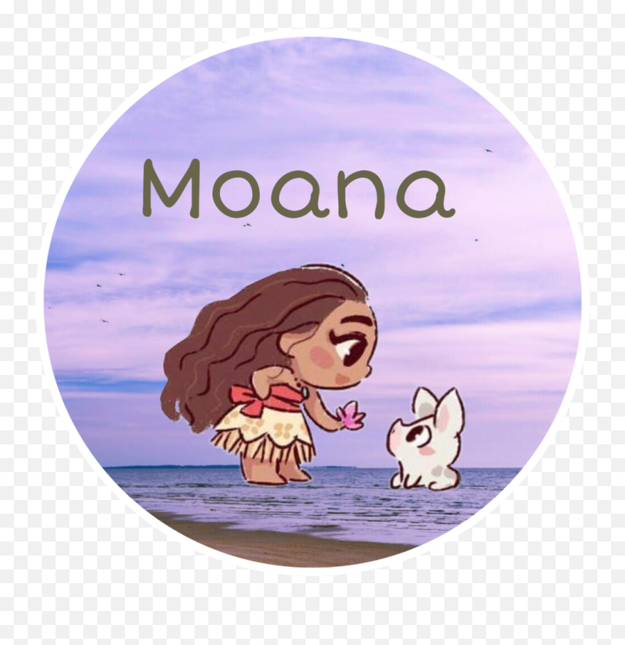 Moana Disneyprincess Happy - Cute Moana And Pua Emoji,Moana Emoji