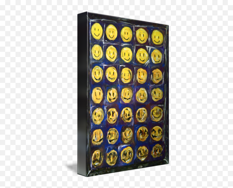 Put On A Happy Face By Ravonne Art - Smiley Emoji,Military Emoticon