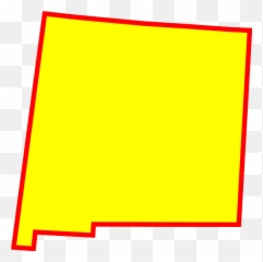 Transparent New Mexico Clipart - Vector State Of Outline Emoji