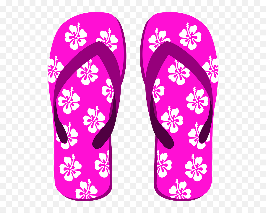 Flip Flops Slippers Beach Shoes - Free Vector Graphic On Pixabay Summer Flip Flops Clipart Emoji,Sandal Emoji