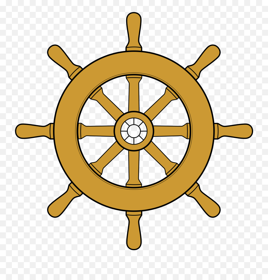 Ship Wheel Clipart Png - Steering Wheel Boat Png Emoji,Steering Wheel Emoji