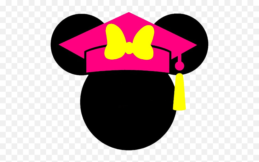 Mickey Mouse Head Clipart At Getdrawings Free Download - Graduation Cap Minnie Mouse Graduation Emoji,Minnie Emoji