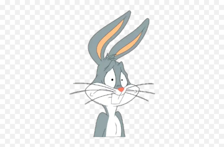 Bugs Bunny Stickers For Whatsapp - Sad Bugs Bunny Png Emoji,Bugs Bunny Emoji