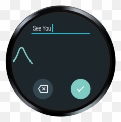HandsFree Wear A wrist gesture input method for Android - Circle Emoji
