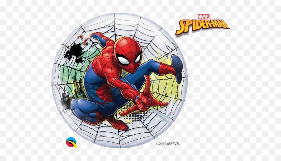Spider Man Bubbles Balloons - Spider Man Round Emoji,Spider Emoji