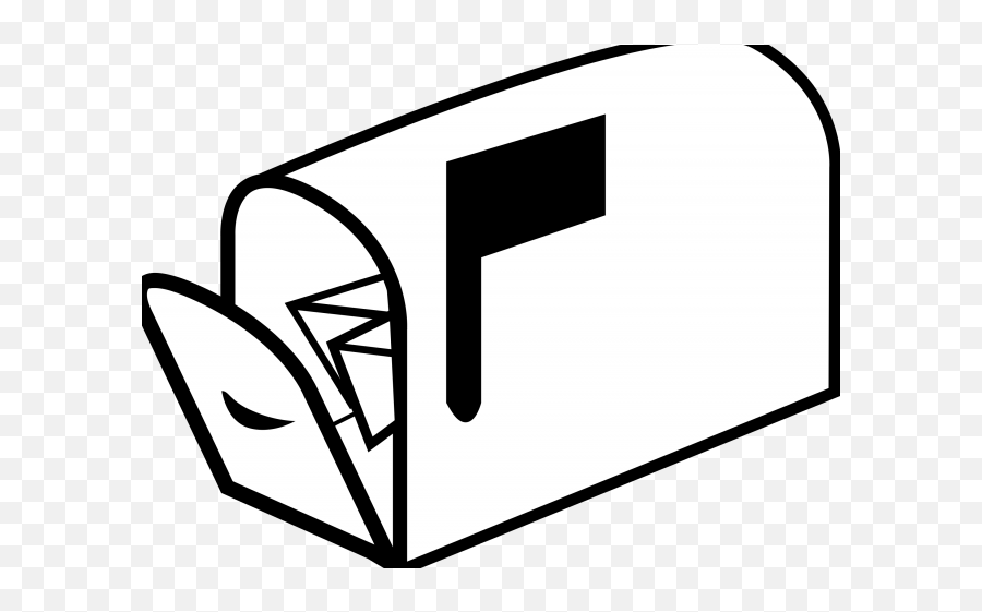 Mailbox Clipart Transparent - Mail Box Clip Art Black And White Emoji,Lebanese Flag Emoji